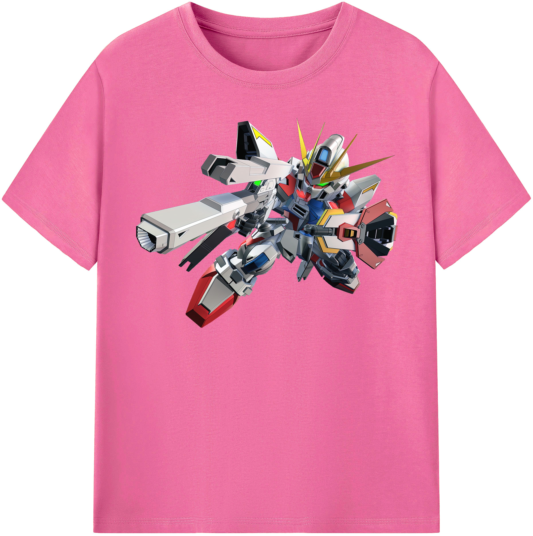 （画像用） 機動戦士ガンダム Mobile Suit Gundam レディースカジュアルプリントTシャツ（綿100％）